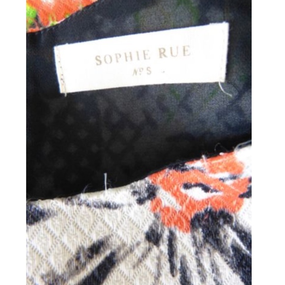 Sophie Rue by Nordstrom Floral Crop Top Sz Small - Picture 5 of 5